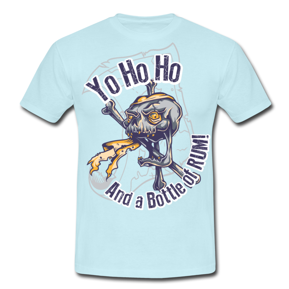 Cooles Herren T-Shirt Yo Ho Ho And a Bottle of RUM! - Sky