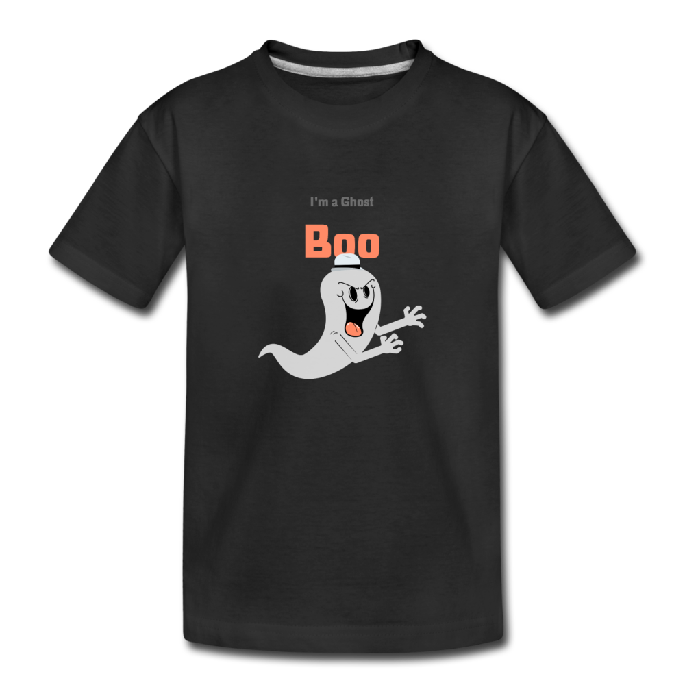 Ich bin ein Geist - Premium Bio T-Shirt - Schwarz