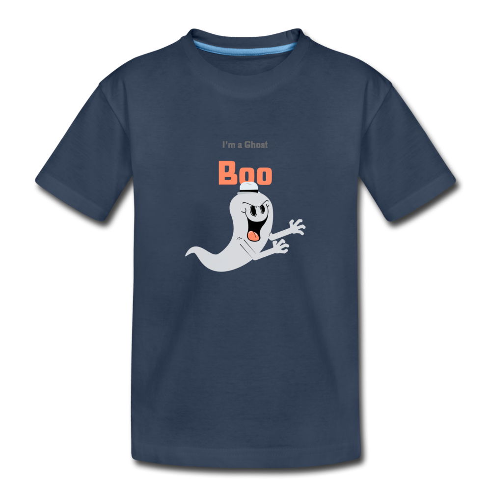 Ich bin ein Geist - Premium Bio T-Shirt - Navy