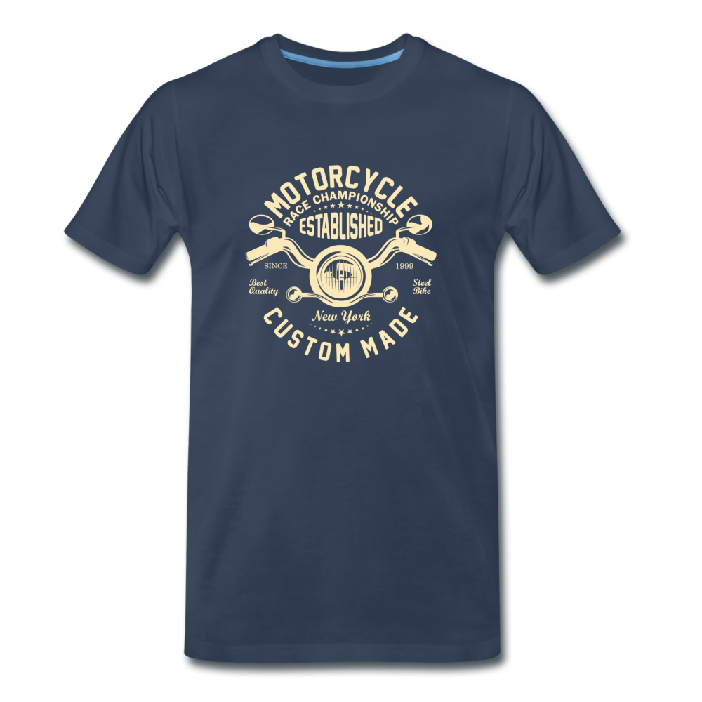 Motorcycle Men’s Premium T-Shirt - Navy