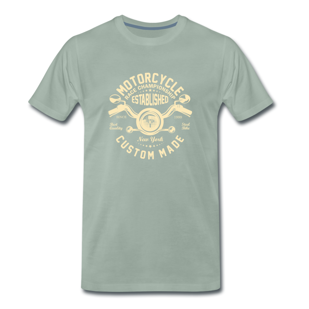 Motorcycle Men’s Premium T-Shirt - Graugrün