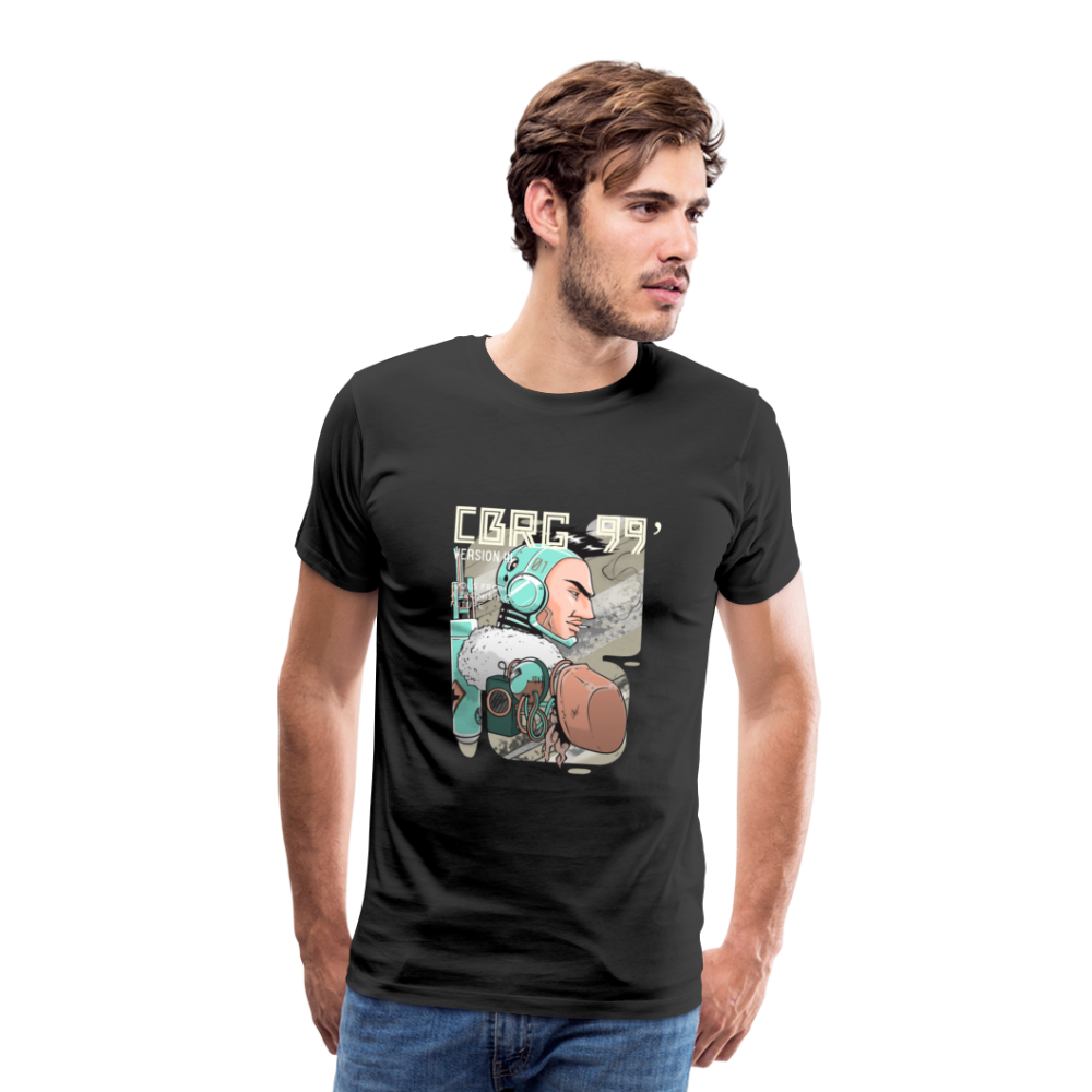 Cyborg Version III Men’s Premium T-Shirt - Schwarz