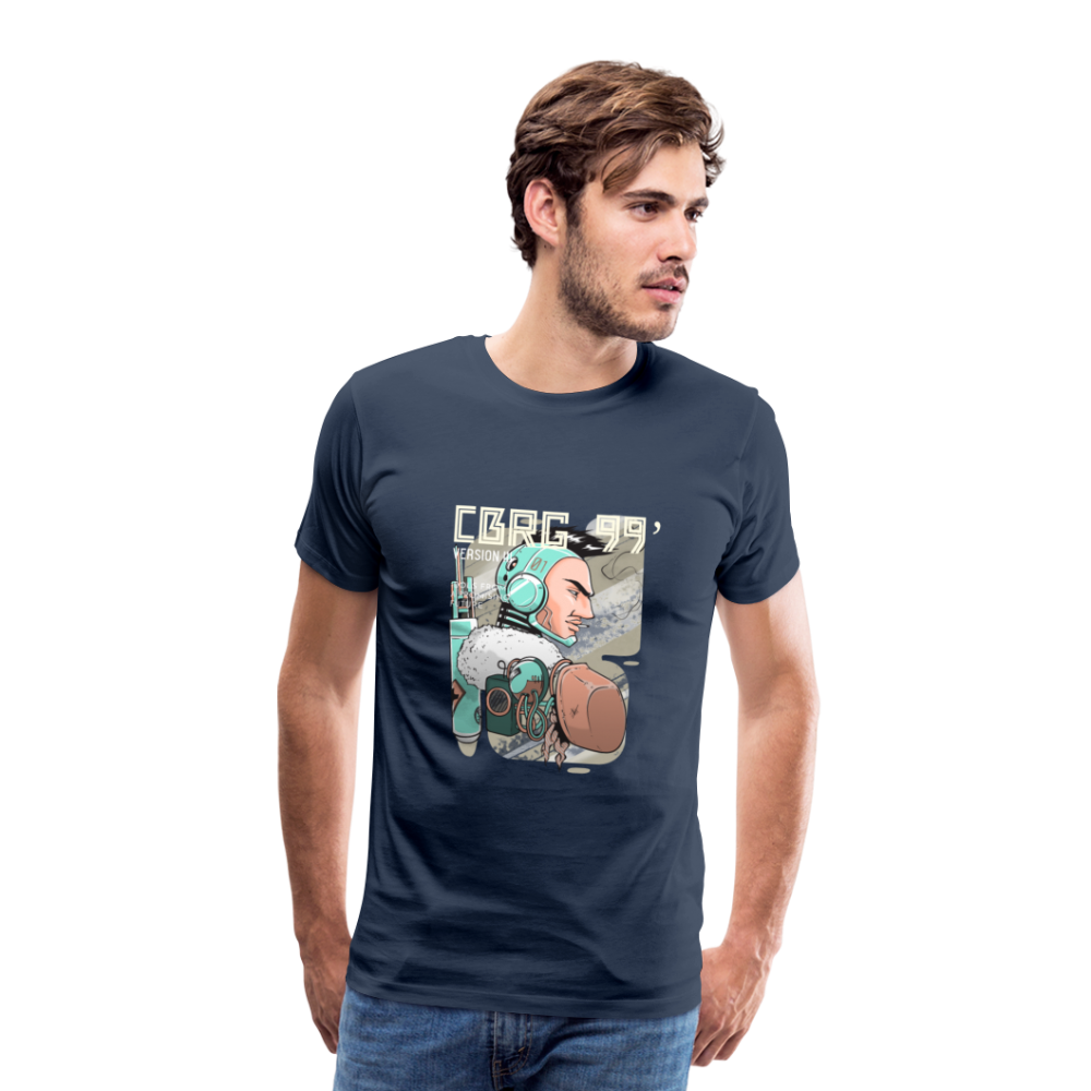 Cyborg Version III Men’s Premium T-Shirt - Navy