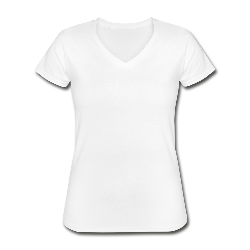 Classic Women’s V-Neck T-Shirt - Weiß