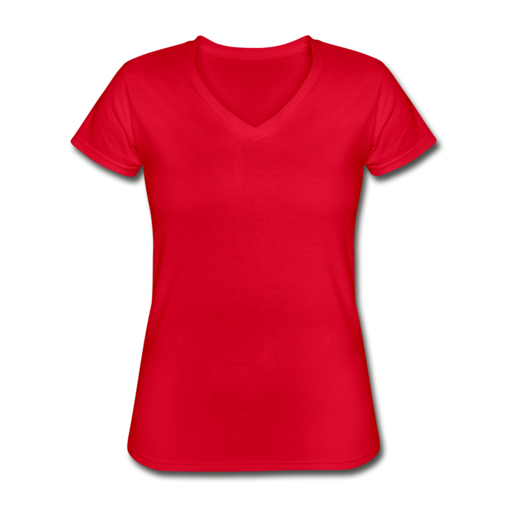Classic Women’s V-Neck T-Shirt - Rot