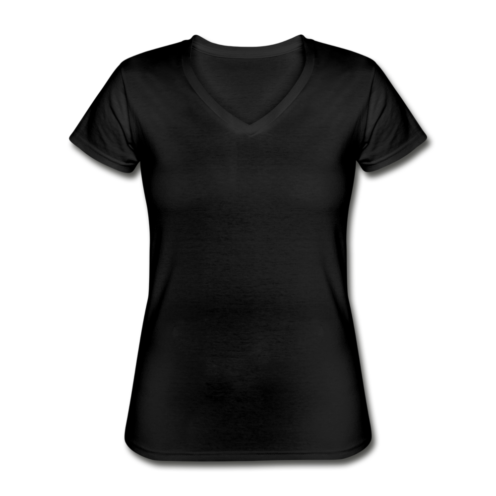 Classic Women’s V-Neck T-Shirt - Schwarz