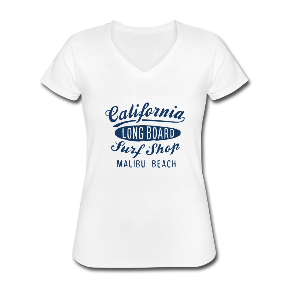 California Classic Women’s V-Neck T-Shirt - Weiß