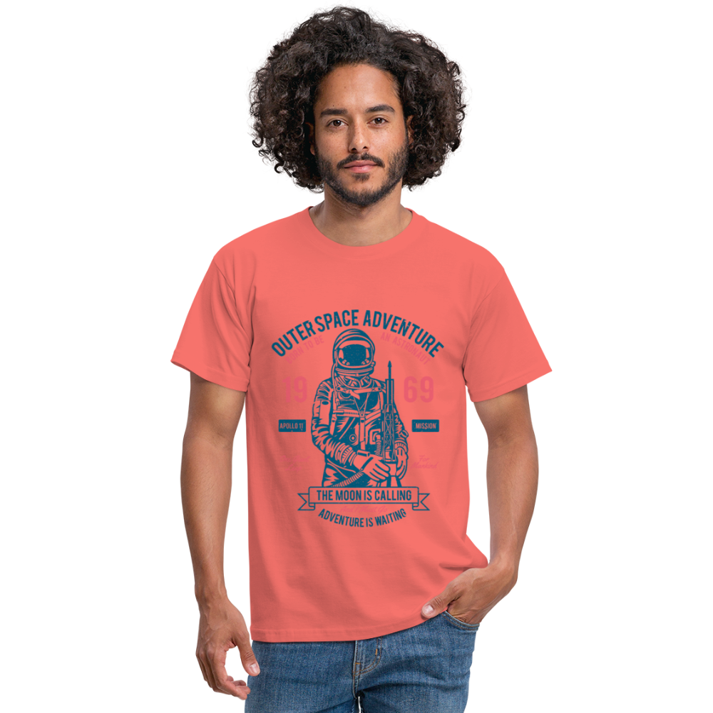 Outerspace Adventure Astronaut Men's T-Shirt - Koralle