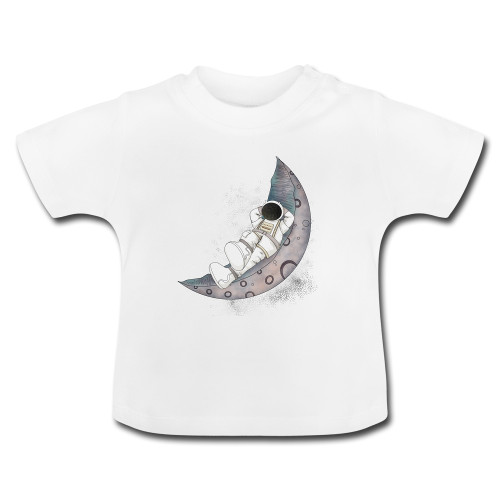 Outer Space Planet Astronaut Baby T-Shirt - Weiß