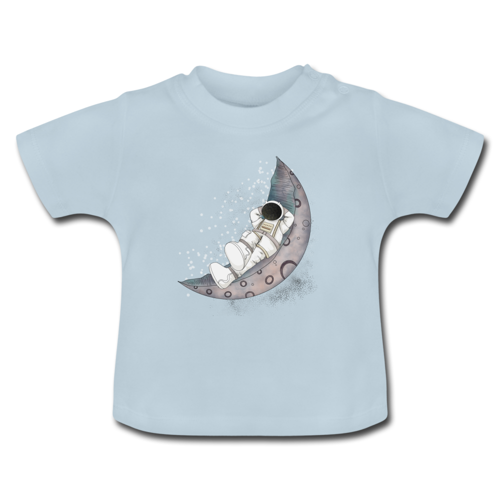 Outer Space Planet Astronaut Baby T-Shirt - Hellblau