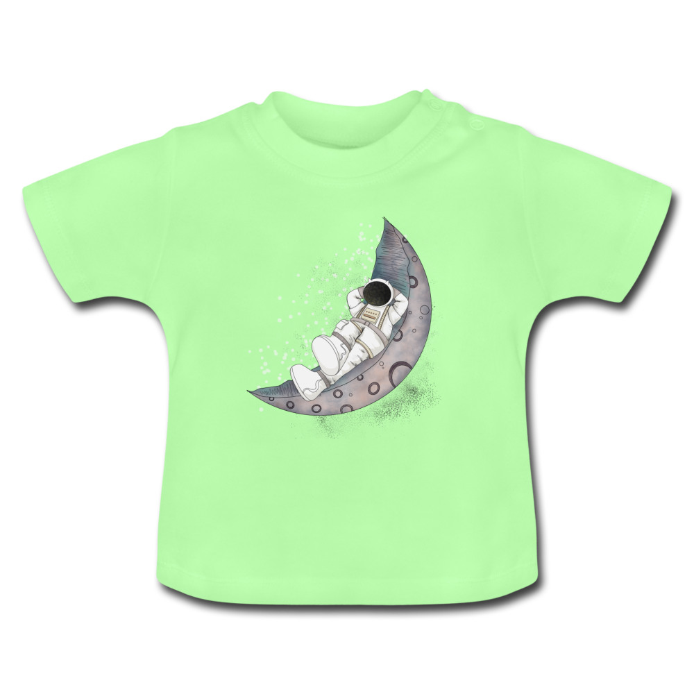 Outer Space Planet Astronaut Baby T-Shirt - Mintgrün