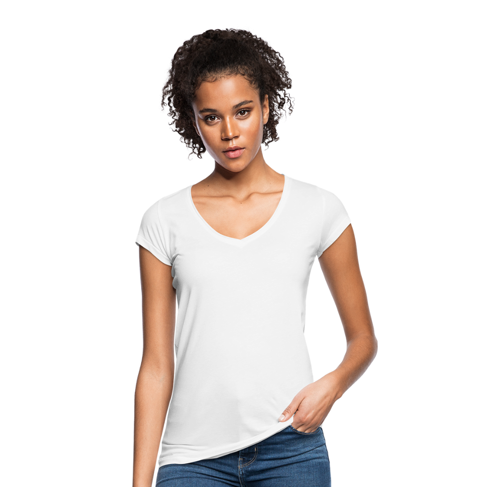 Damen Vintage T-Shirt - Weiß