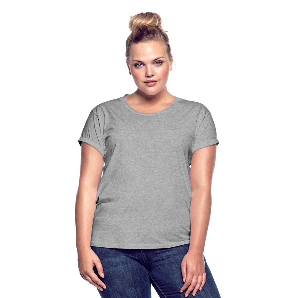Damen Oversize T-Shirt - Grau meliert
