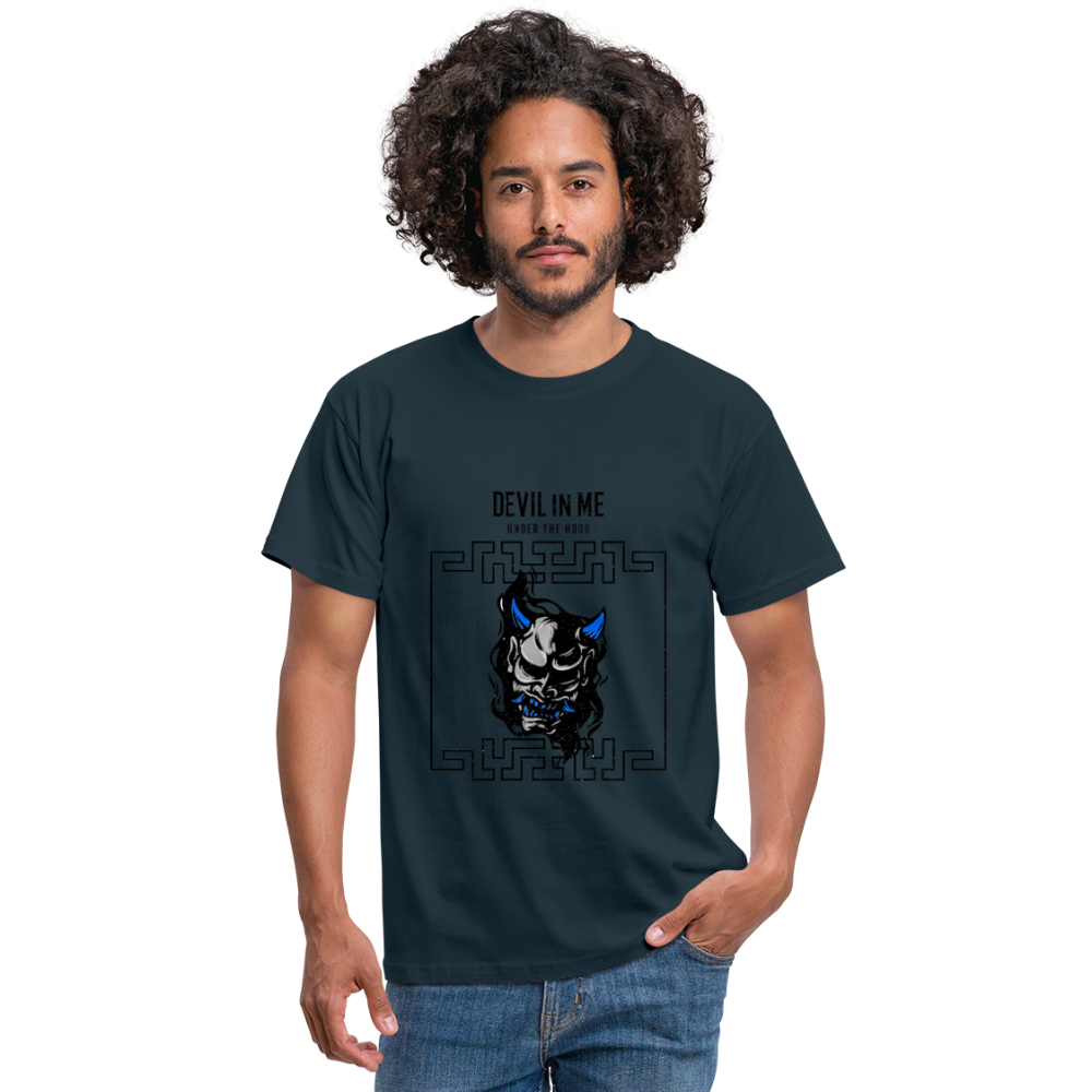 Devil in Me Herren T-Shirt - Navy