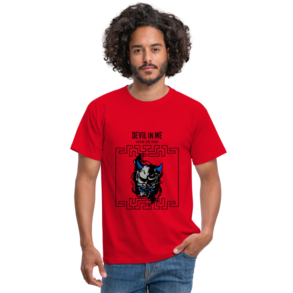 Devil in Me Herren T-Shirt - Rot