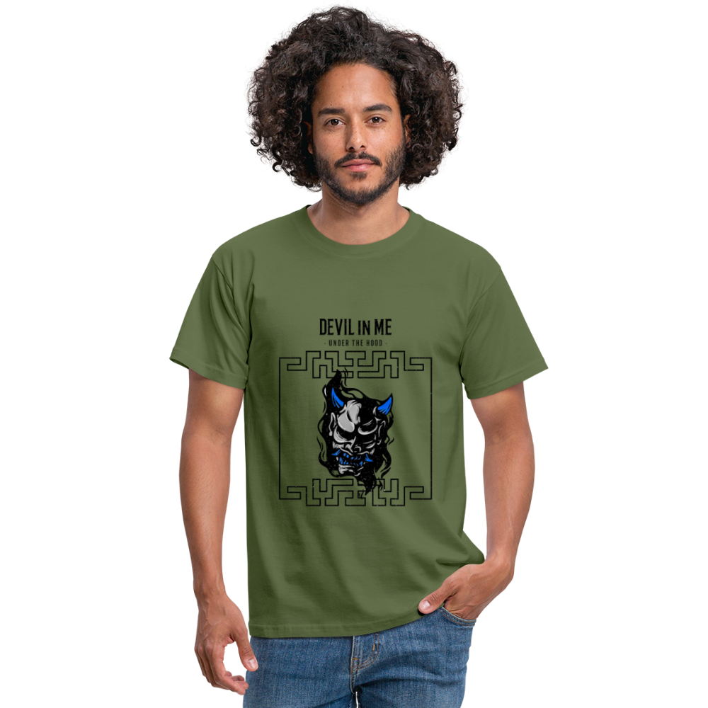 Devil in Me Herren T-Shirt - Militärgrün