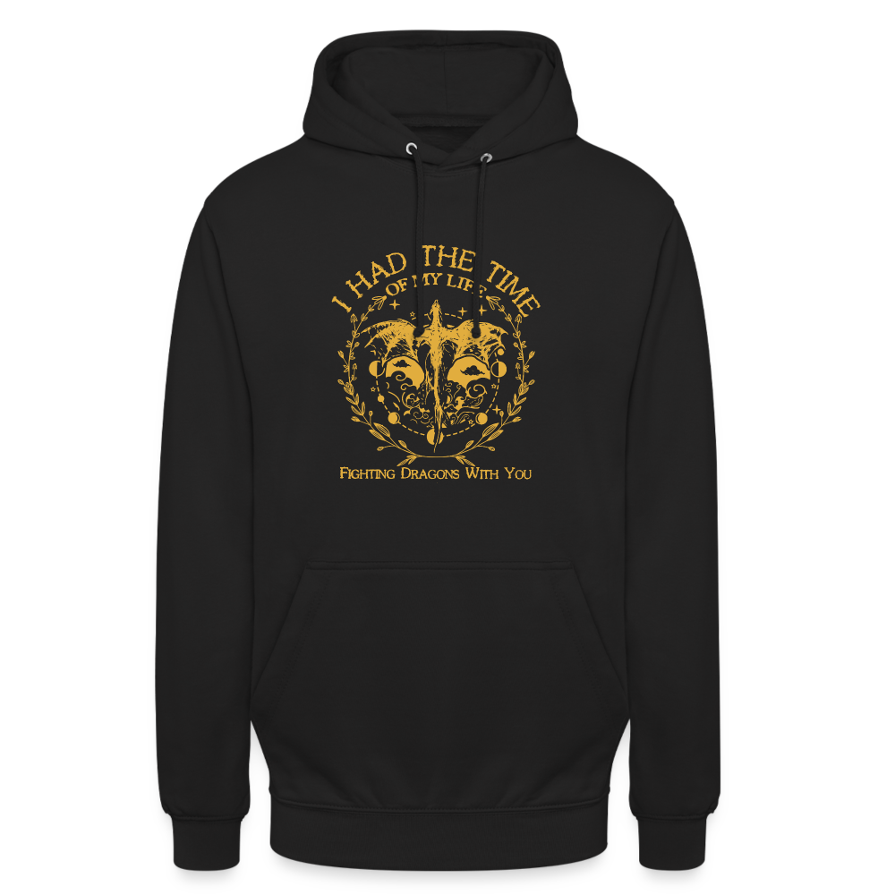 Flying Dragon Unisex Hoodie - Schwarz