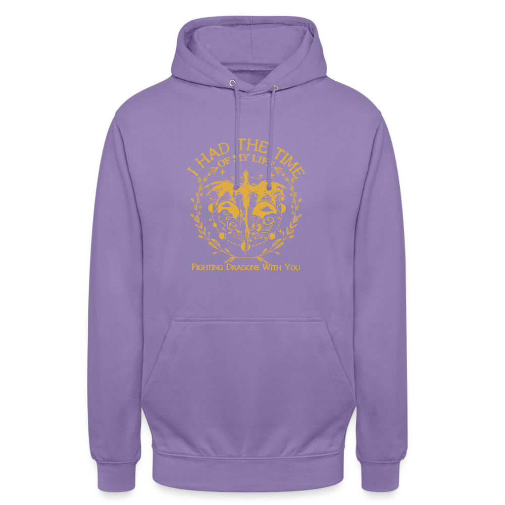 Flying Dragon Unisex Hoodie - Lavendel