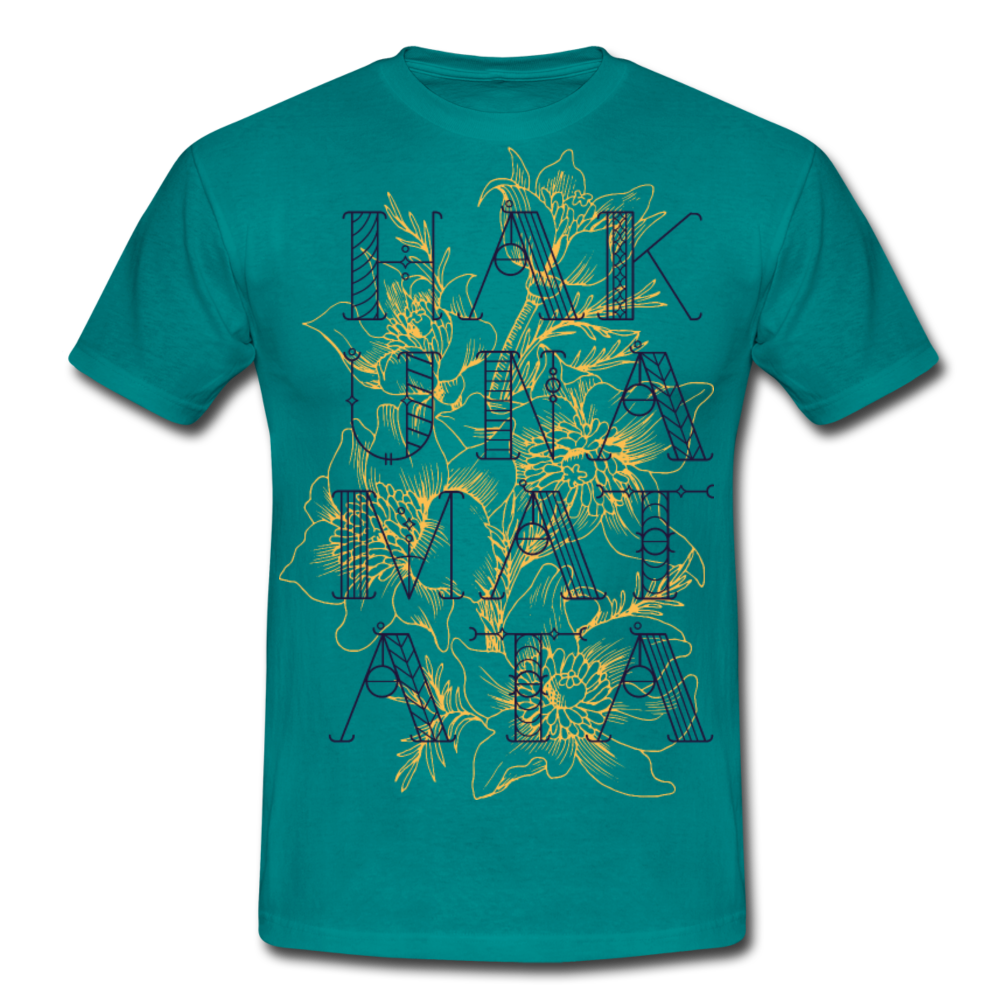 Cooles Herren T-Shirt Hakuna Matata - Divablau