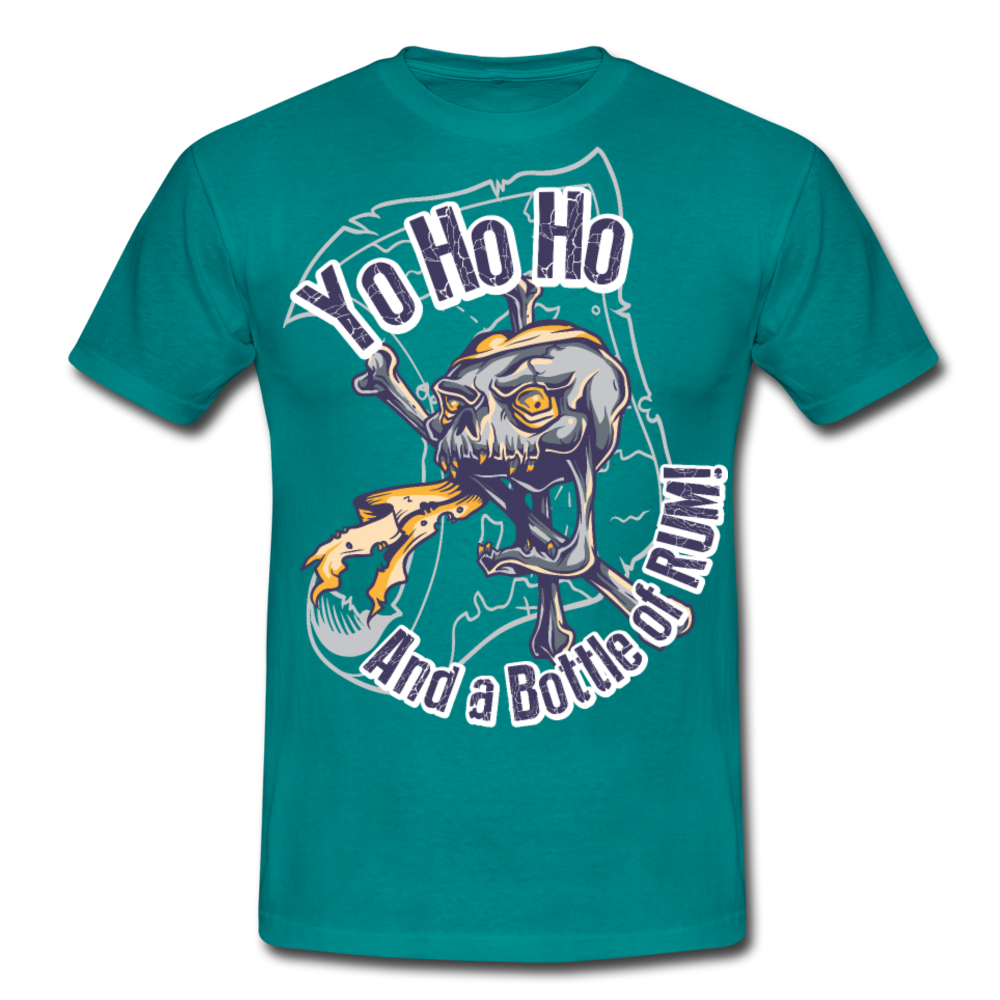 Cooles Herren T-Shirt Yo Ho Ho And a Bottle of RUM! - Divablau