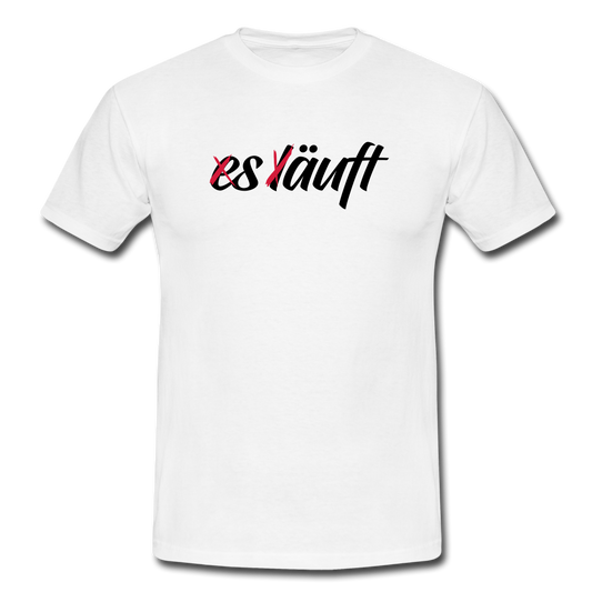 Es läuft Herren T-Shirt - Weiß