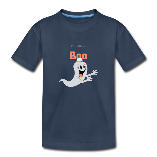 Ich bin ein Geist - Premium Bio T-Shirt - Navy