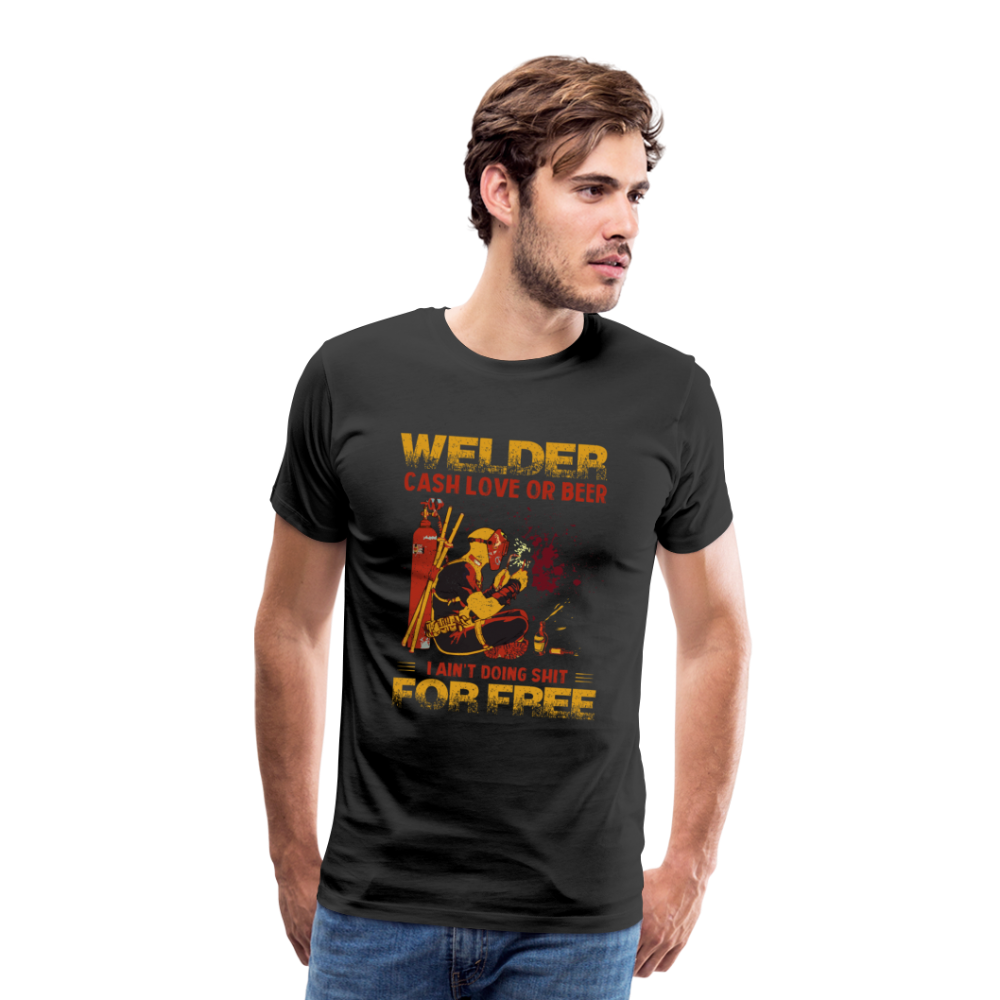 Cash Love or Beer Premium T-Shirt - Schwarz