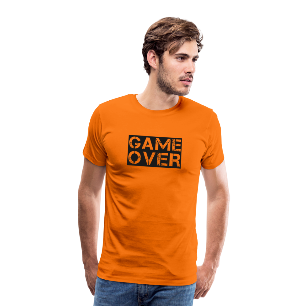 Game Over Men’s Premium T-Shirt - Orange
