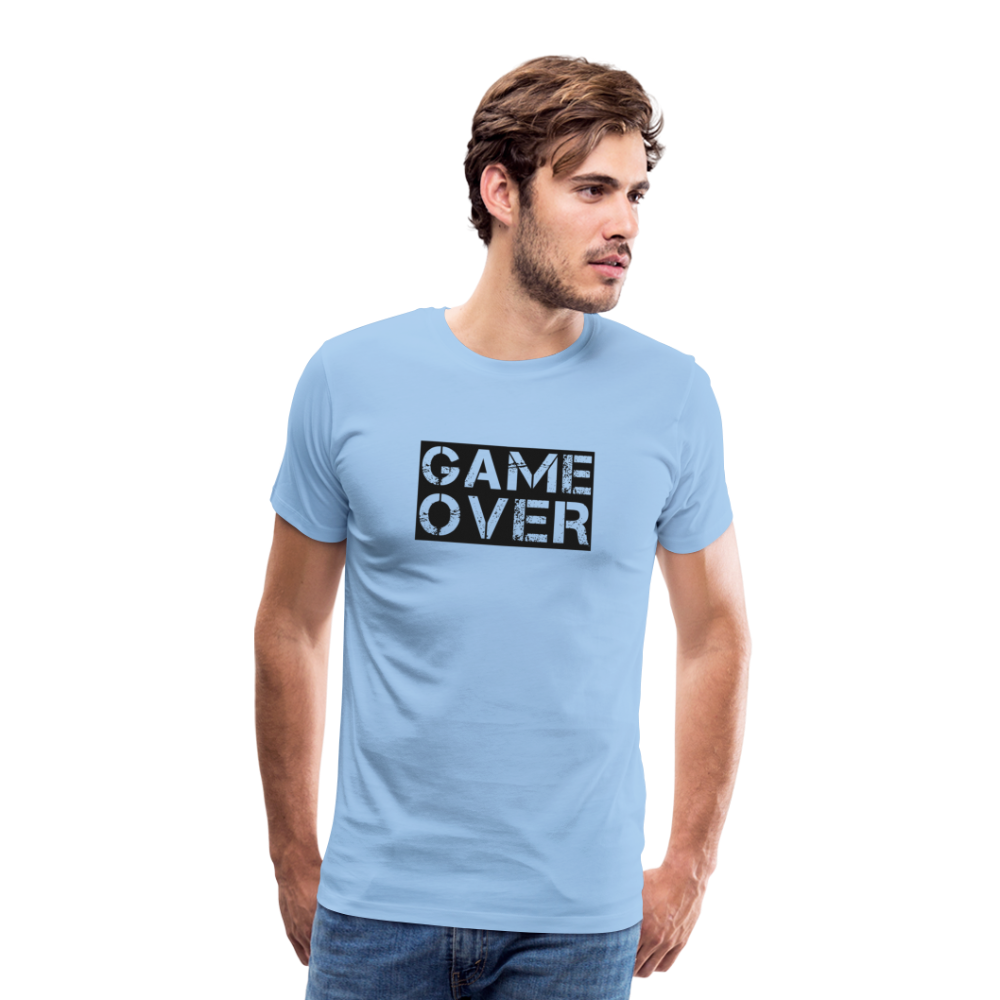 Game Over Men’s Premium T-Shirt - Sky