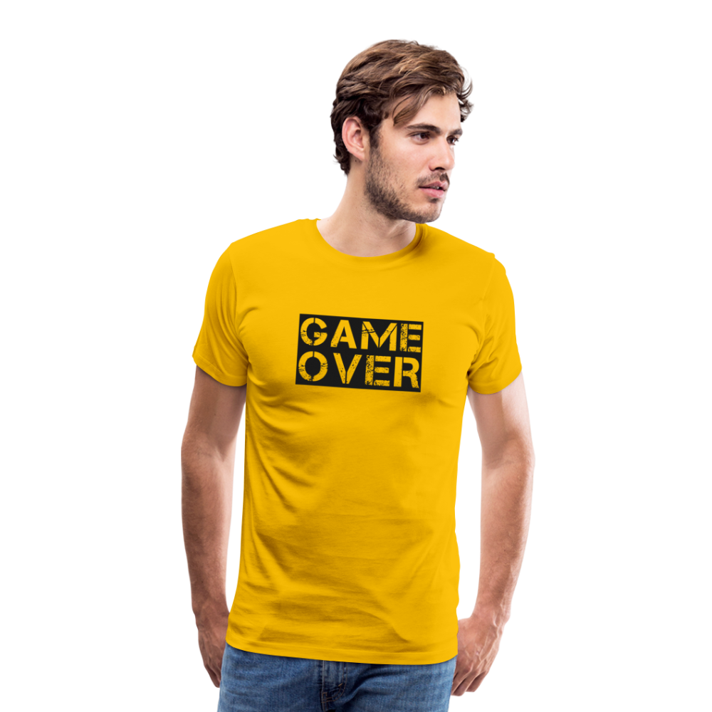 Game Over Men’s Premium T-Shirt - Sonnengelb