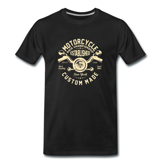 Motorcycle Men’s Premium T-Shirt - Schwarz