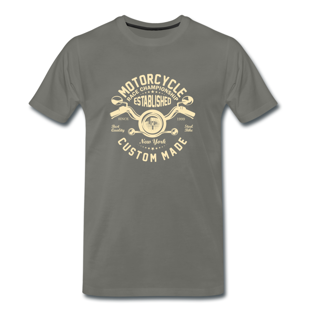 Motorcycle Men’s Premium T-Shirt - Asphalt