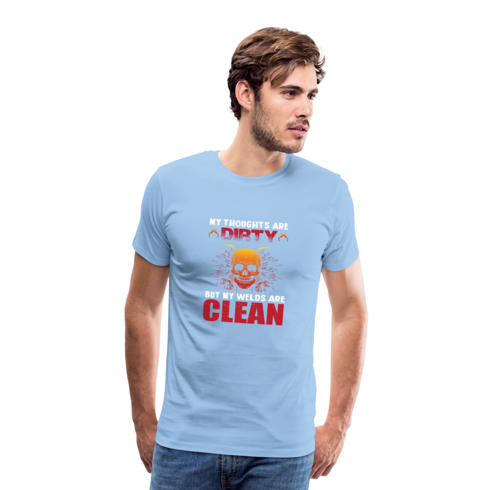 Dirty Clean Men’s Premium T-Shirt - Sky