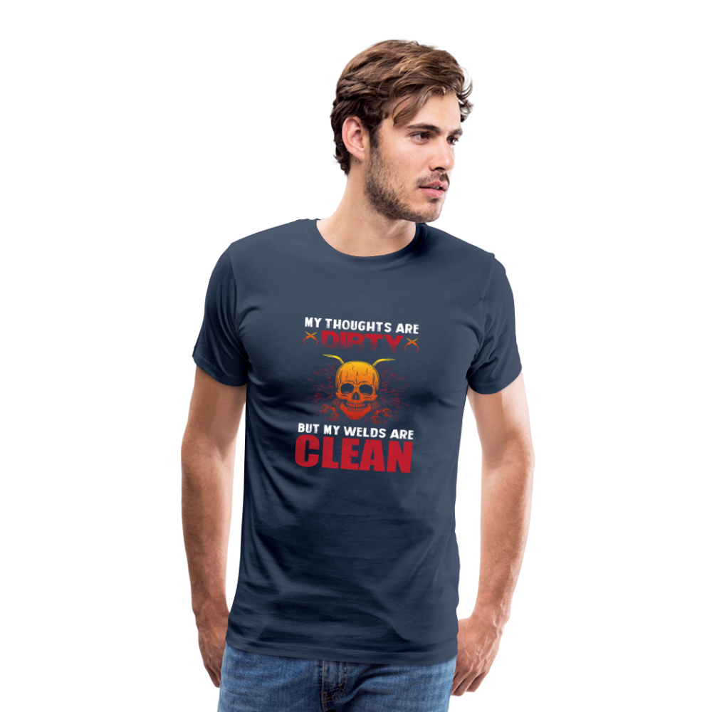 Dirty Clean Men’s Premium T-Shirt - Navy