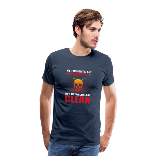 Dirty Clean Men’s Premium T-Shirt - Navy