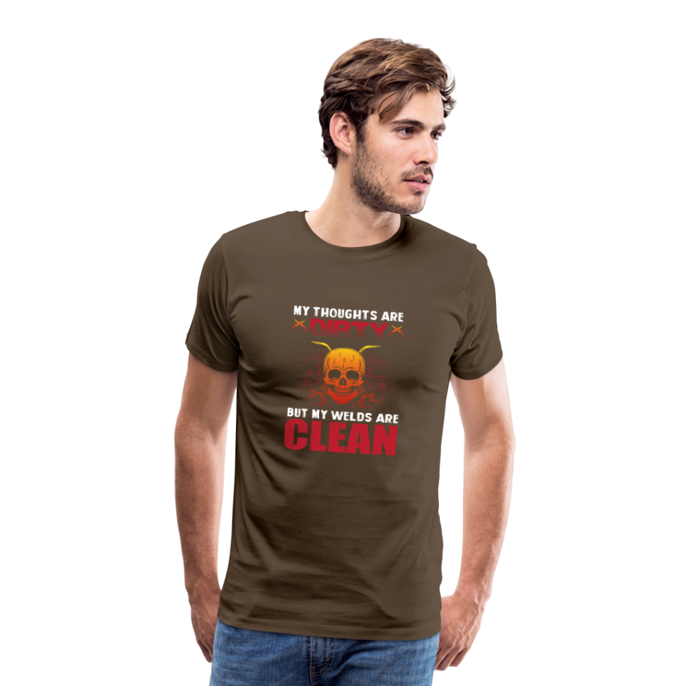 Dirty Clean Men’s Premium T-Shirt - Edelbraun