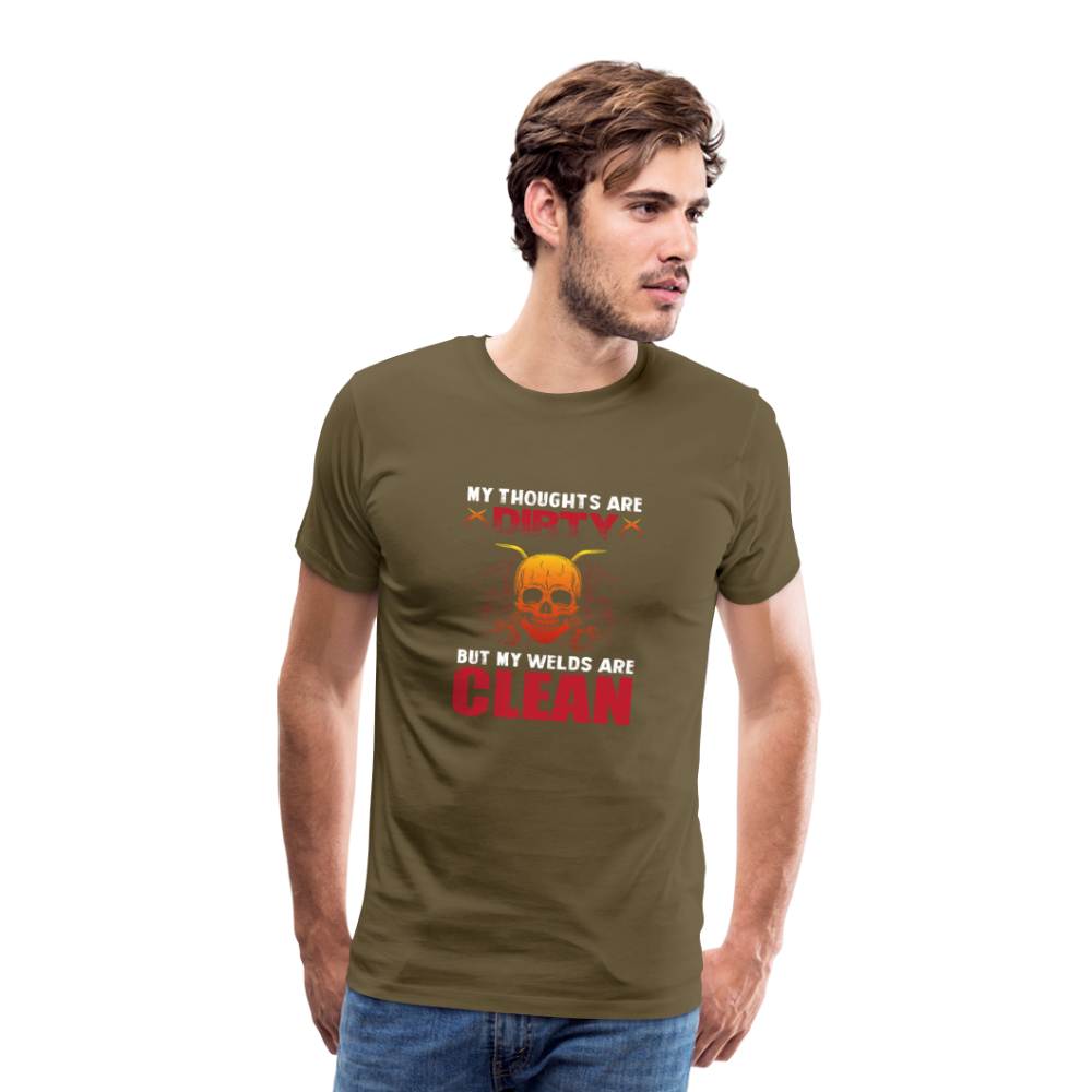 Dirty Clean Men’s Premium T-Shirt - Khaki