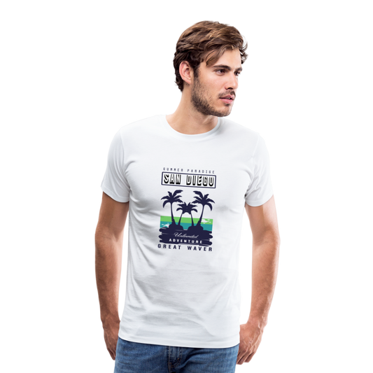 San Diego Men’s Premium T-Shirt - Weiß