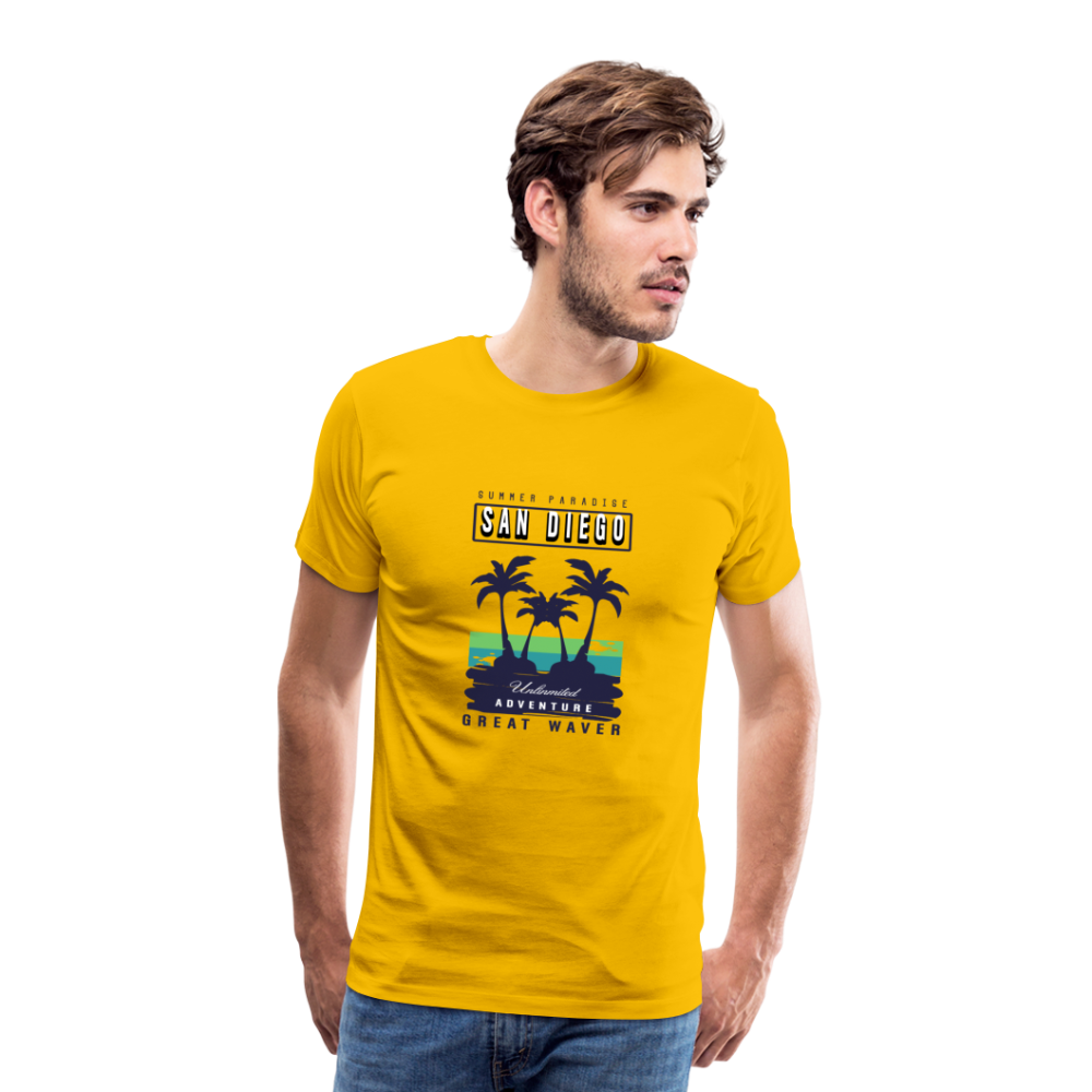 San Diego Men’s Premium T-Shirt - Sonnengelb
