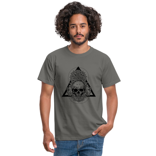 Totenkopf Tattoo Design Men's T-Shirt - Graphit