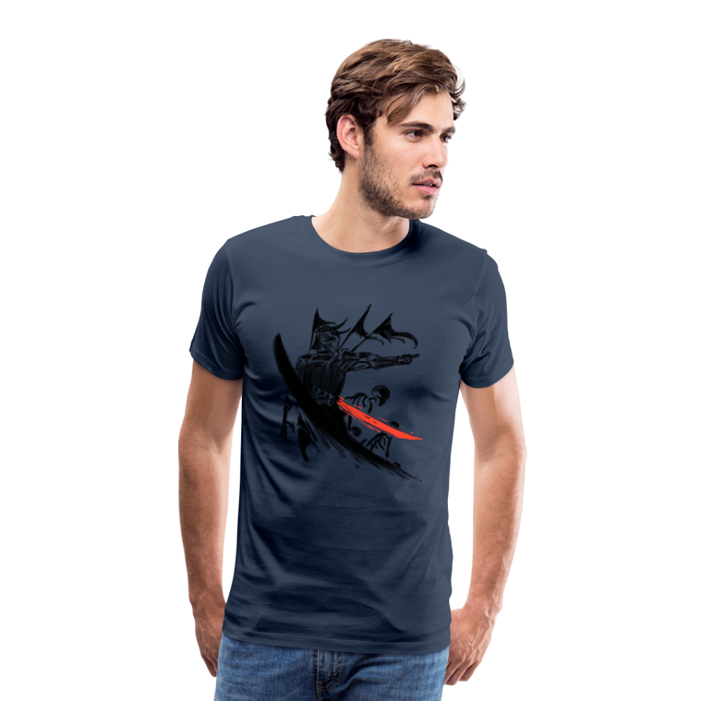 Japanische Samurai Men’s Premium T-Shirt - Navy