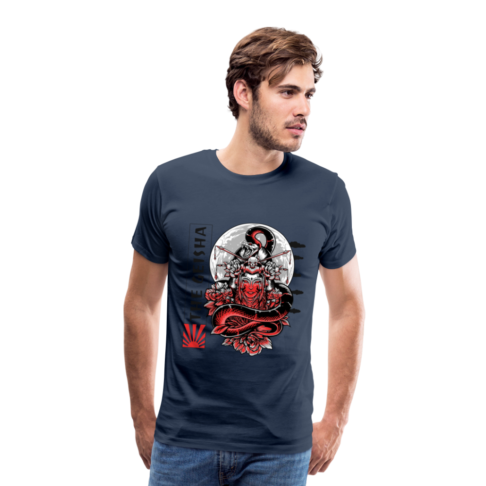The Geisha Men’s Premium T-Shirt - Navy