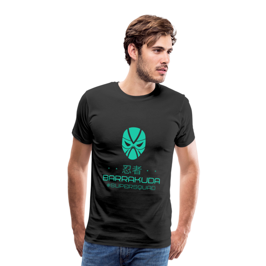 Barrakuda Supersquad Men’s Premium T-Shirt - Schwarz