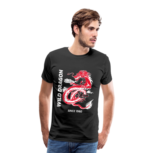 Wild Dragon Men’s Premium T-Shirt - Schwarz