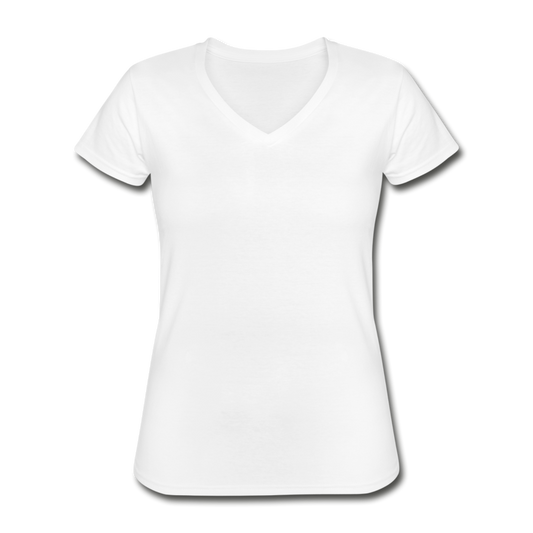 Classic Women’s V-Neck T-Shirt - Weiß