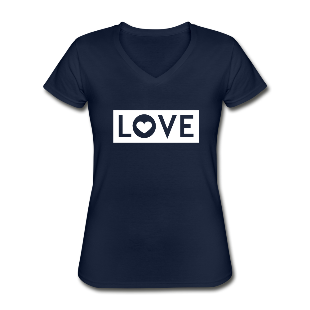 Classic Women’s V-Neck T-Shirt - Navy