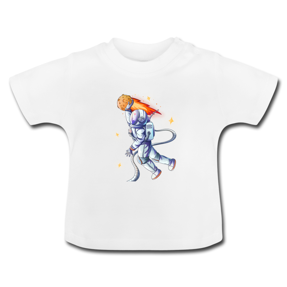 Space Sports Astronaut Baby T-Shirt - Weiß