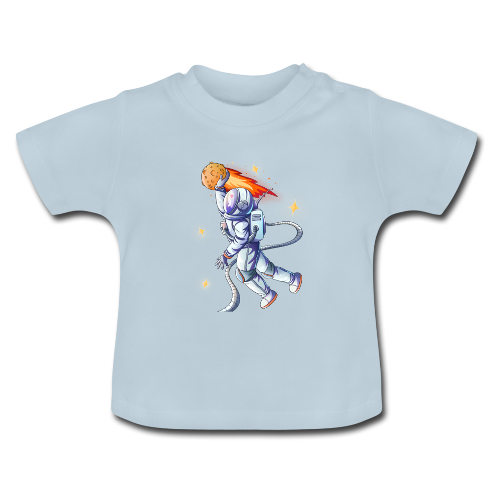 Space Sports Astronaut Baby T-Shirt - Hellblau