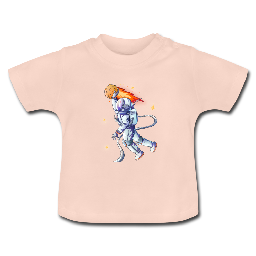 Space Sports Astronaut Baby T-Shirt - Kristallrosa