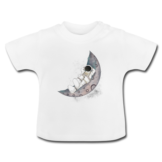 Outer Space Planet Astronaut Baby T-Shirt - Weiß